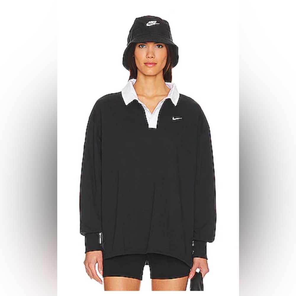 Nike Long Sleeve Oversized Top | Size: S | Color: Black